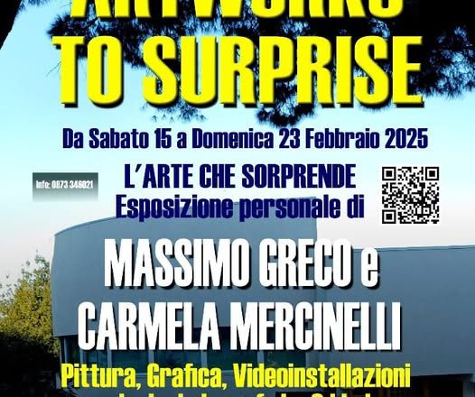 San Salvo, sabato l’inaugurazione della mostra “ARTWORKS TO SURPRISE”