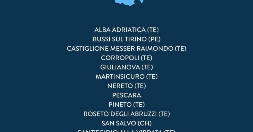 16 Comuni abruzzesi dei 122 italiani hanno ricevuto il prestigioso riconoscimento “Comune Plastic Free 2025”