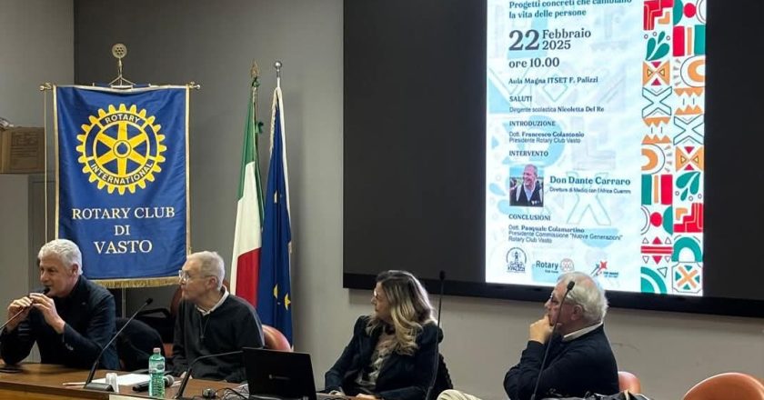 Cooperazione internazionale il tema del convegno del Rotary club di Vasto tenutosi al Palizzi