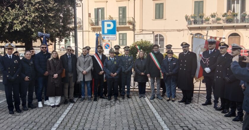 Giorno del Ricordo, deposta una corona d’alloro al cippo in Largo Tommaso Saraceni a Vasto