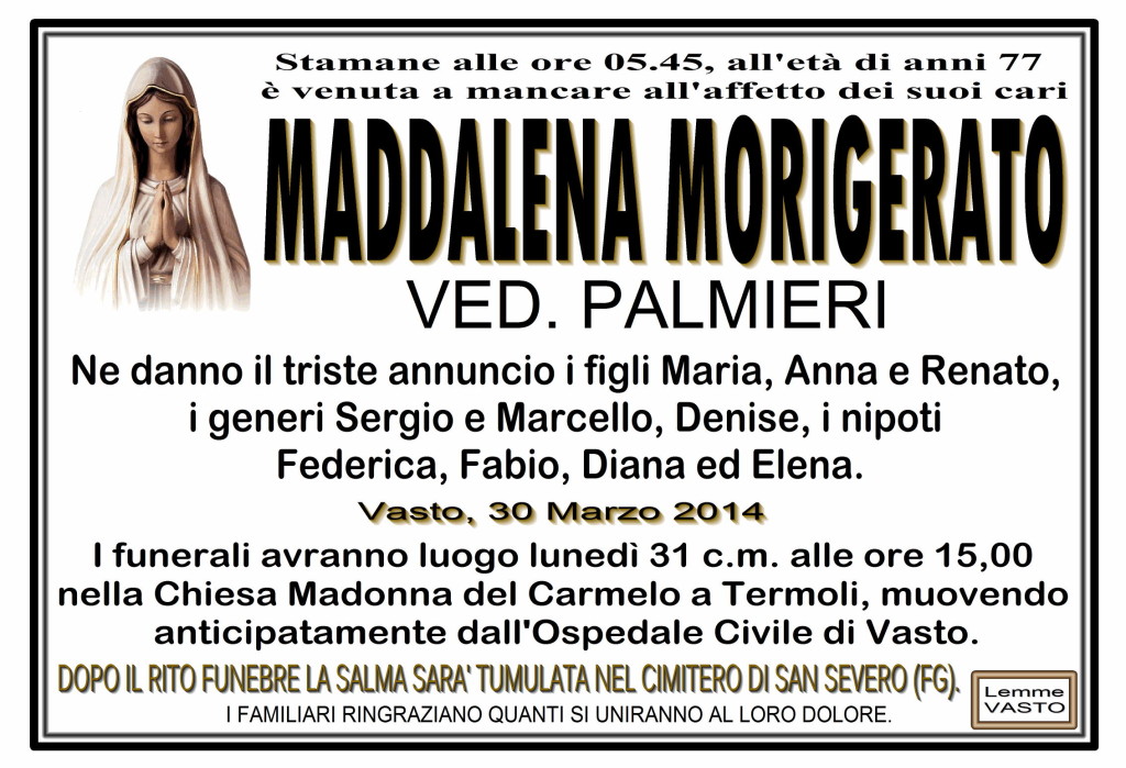 MADDALENA MORIGERATO