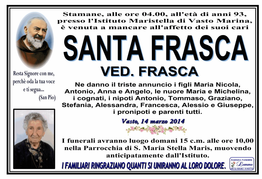 SANTA FRASCA