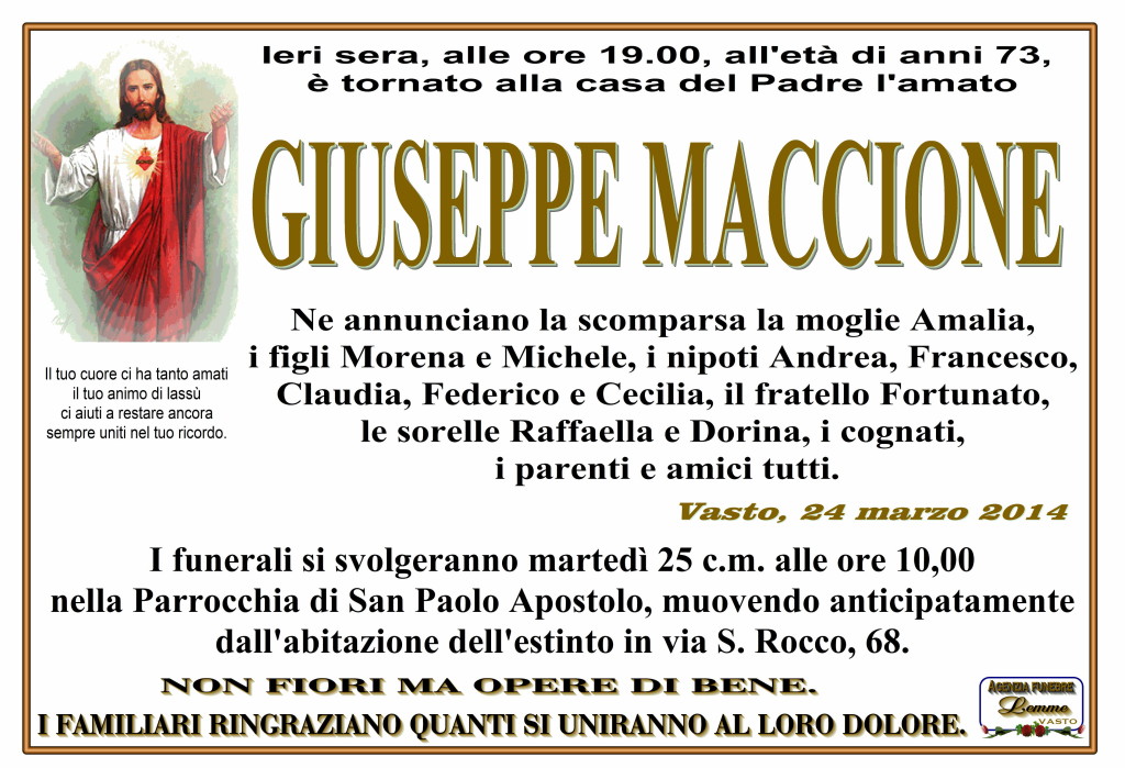 GIUSEPPE MACCIONE