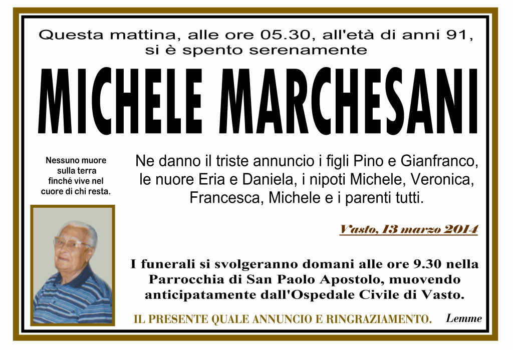 MICHELE MARCHESANI