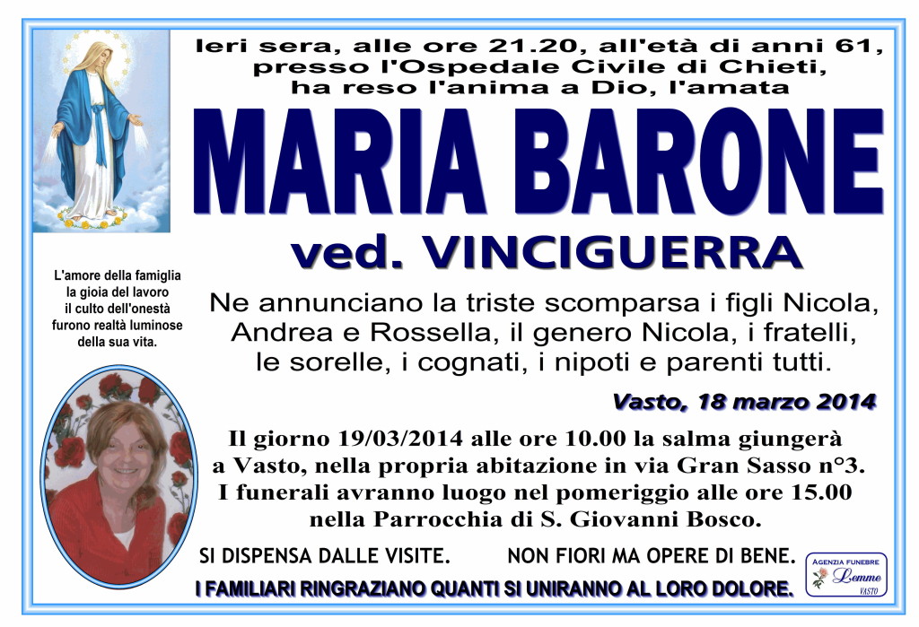 MARIA BARONE