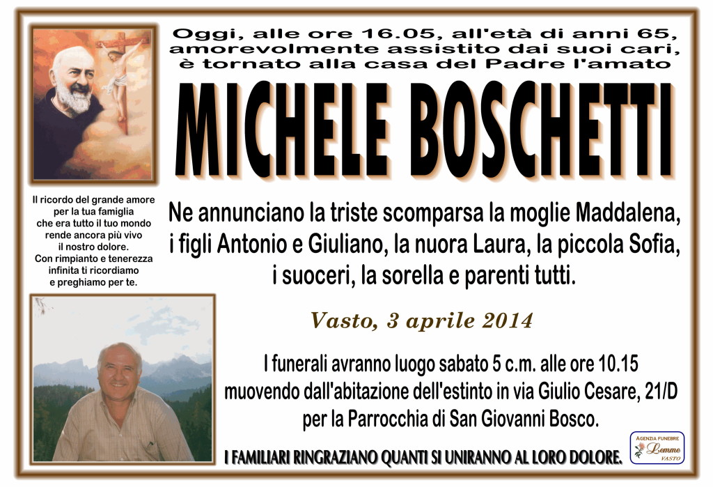 MICHELE BOSCHETTI