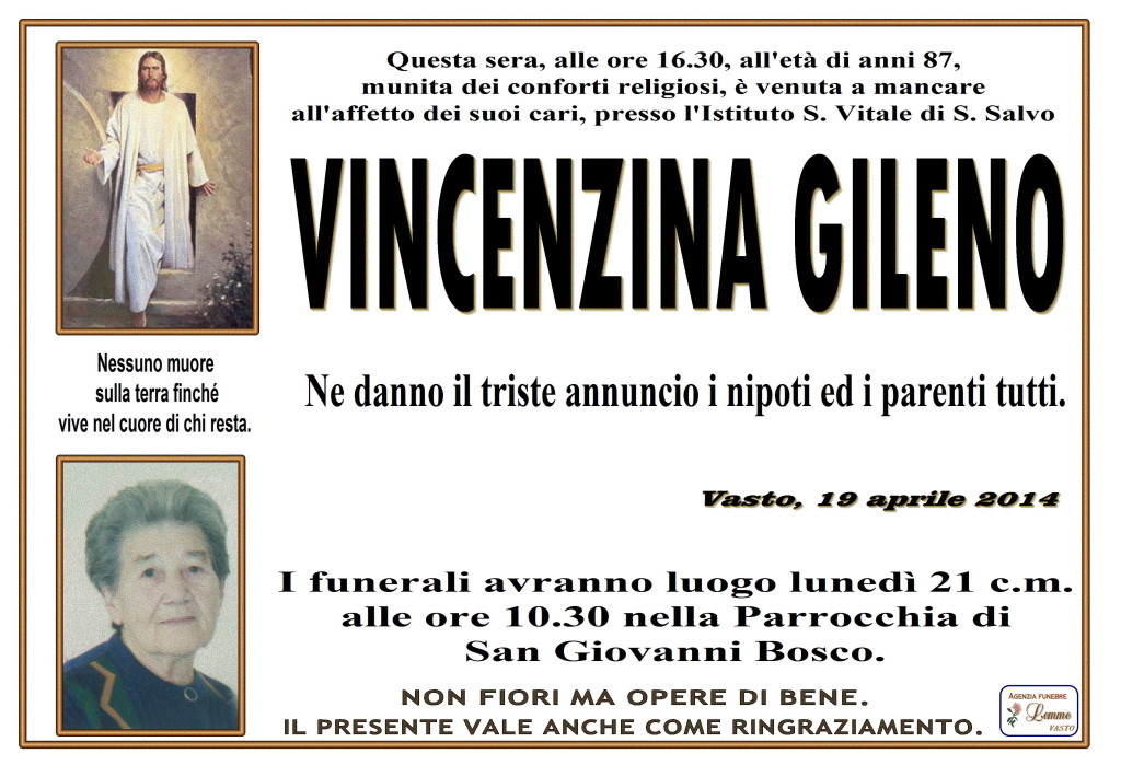 VINCENZINA GILENO