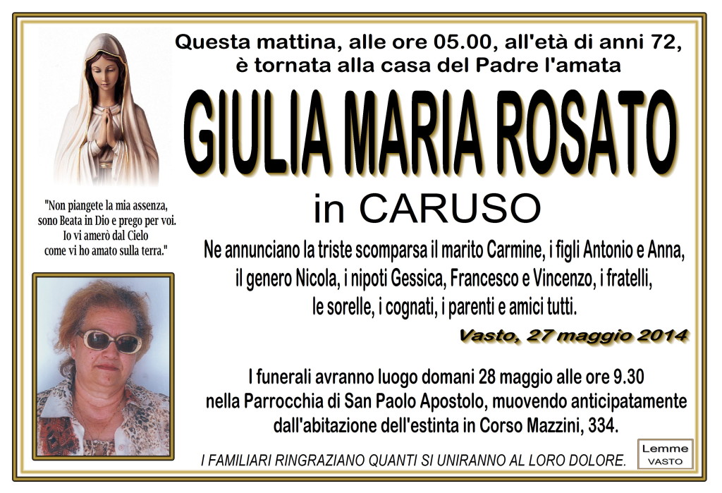 GIULIA MARIA ROSATO