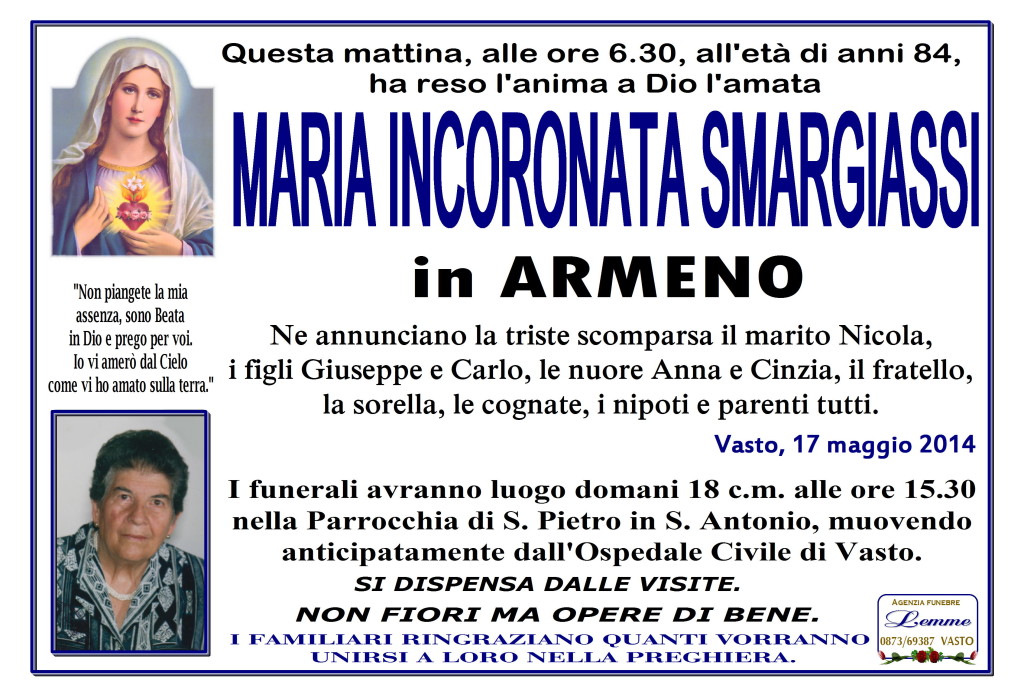 MARIA INCORONATA SMARGIASSI