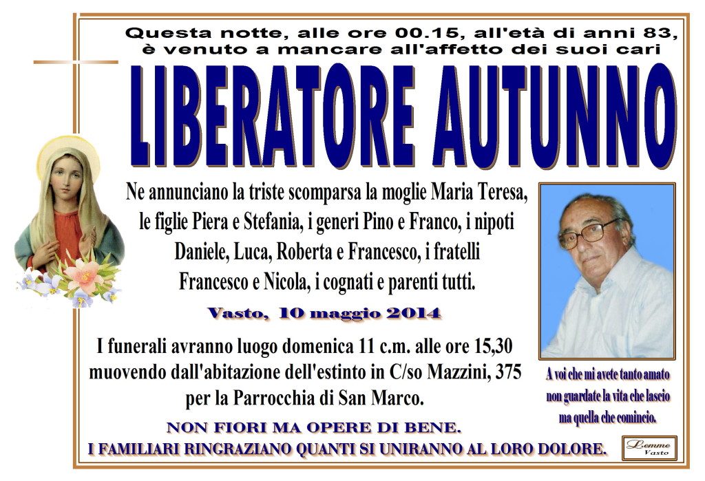 LIBERATORE AUTUNNO