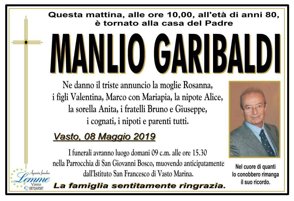 MANLIO GARIBALDI