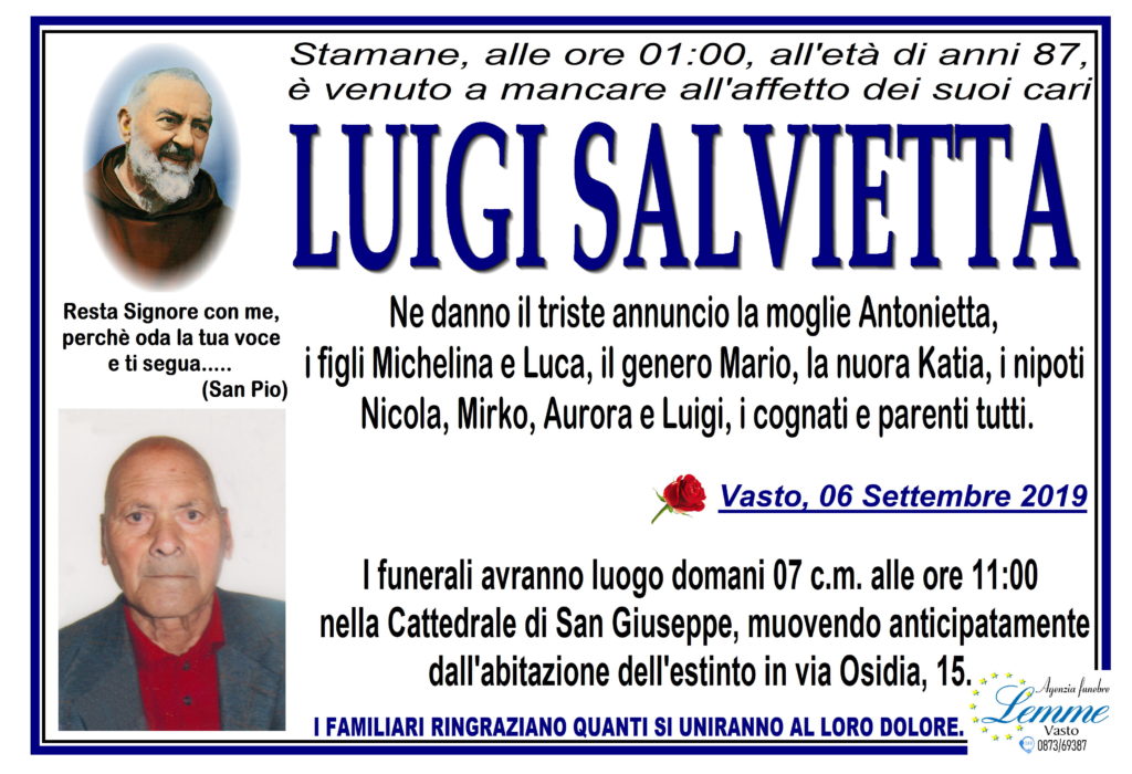 LUIGI SALVIETTA