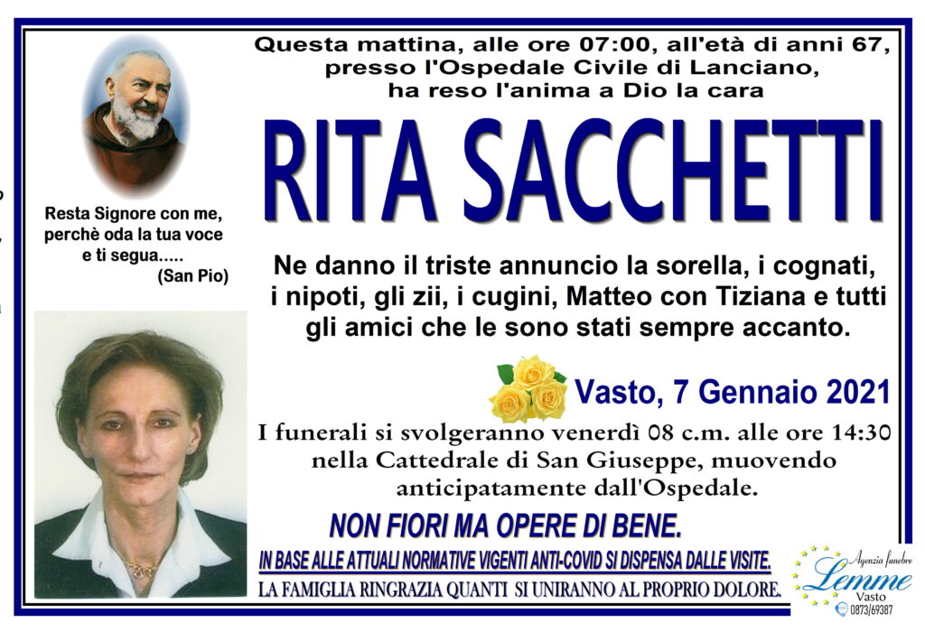 RITA SACCHETTI