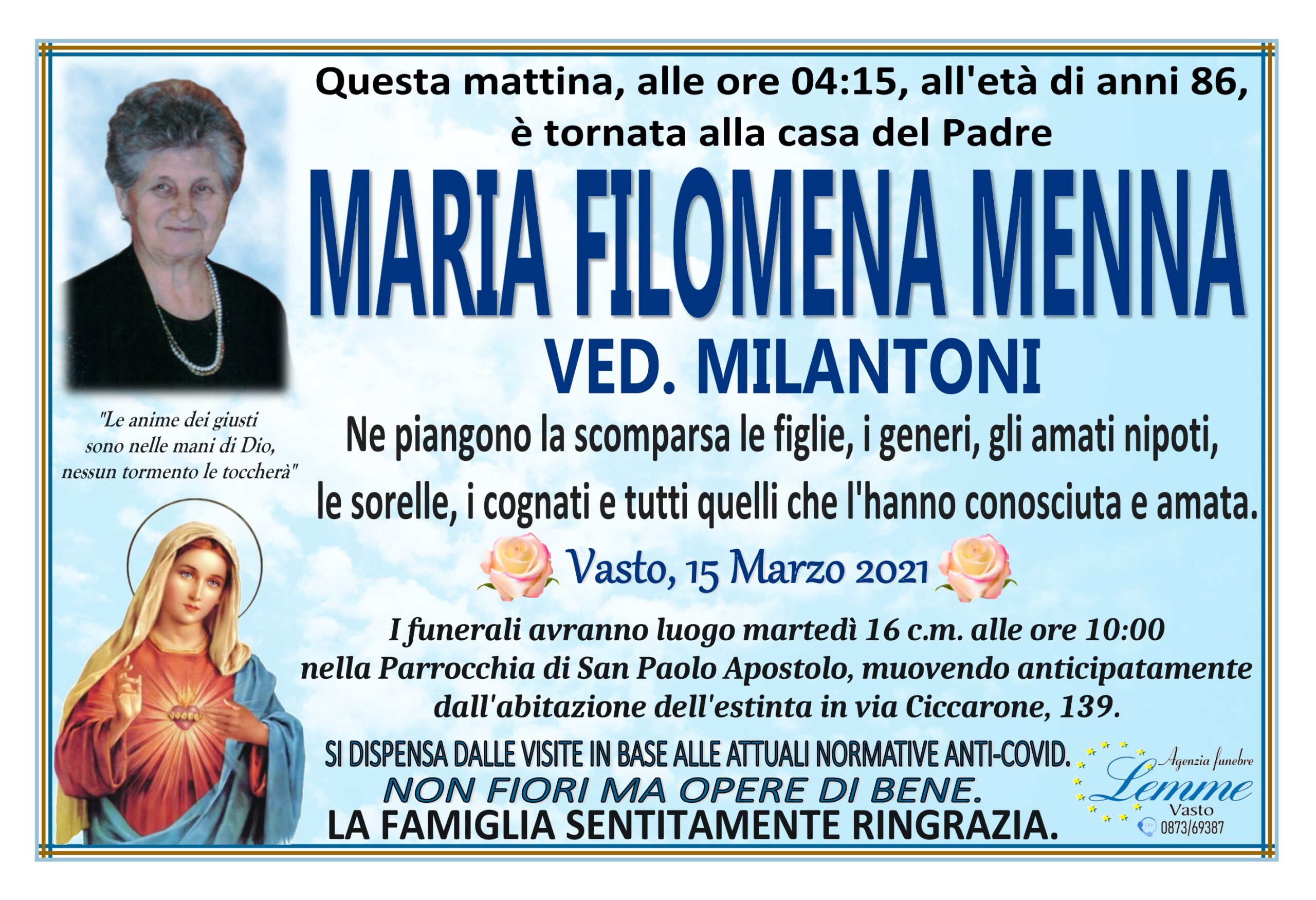 MARIA FILOMENA MENNA