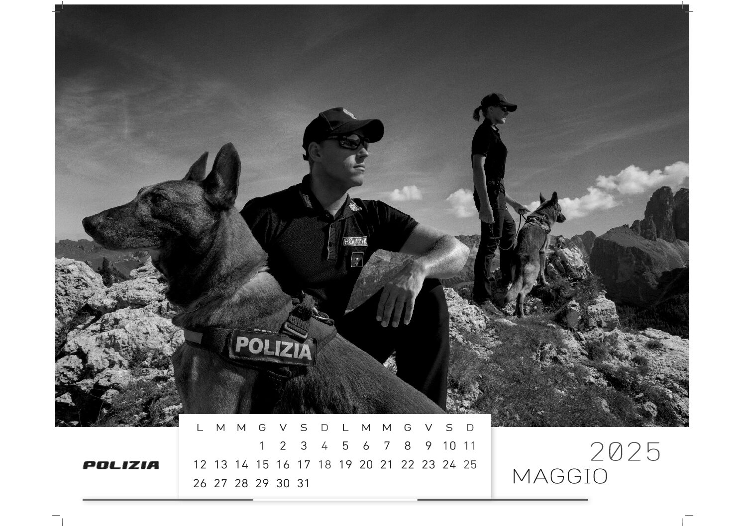 La Polizia di Stato presenta il Calendario 2025 