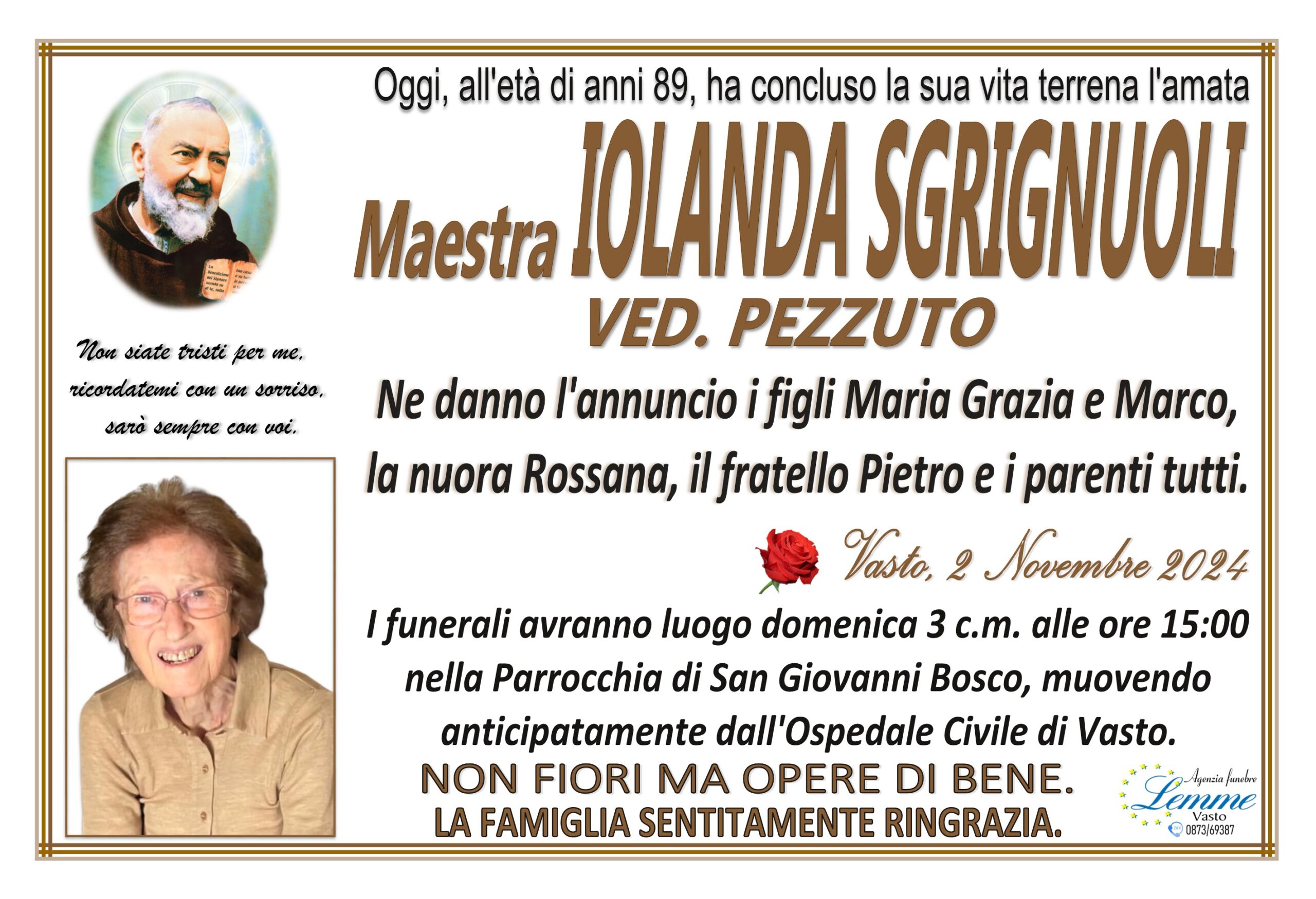 IOLANDA SGRIGNUOLI