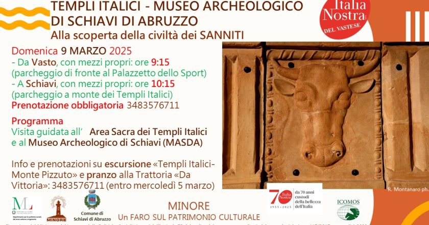 Alla scoperta della civiltà dei Sanniti. Visite guidate ai Templi Italici e al Museo Archeologico di Schiavi di Abruzzo (MASDA)
