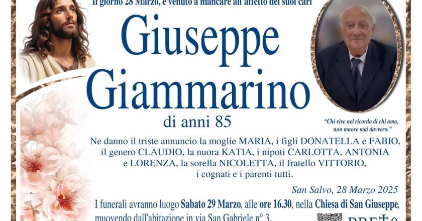 Ci ha lasciato Giuseppe Giammarino, fondatore della storica gelateria di Vasto Marina