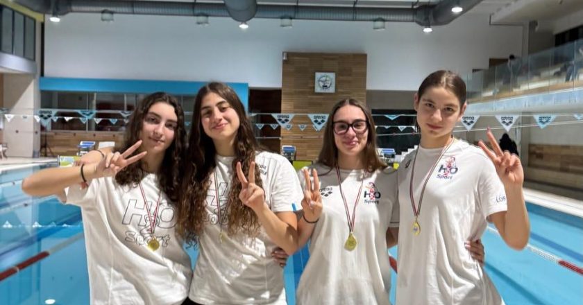 H2O Sport brilla al Campionato Regionale Invernale: la 4×100 mista cadette sigla il record assoluto