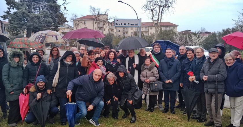 Intitolate a Vasto via Luigi Giussani e via San Marco