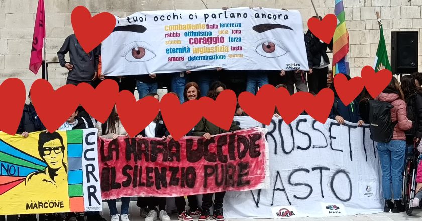 Ricordo delle vittime delle mafie, gli studenti e le studentesse vastesi al corteo di Chieti