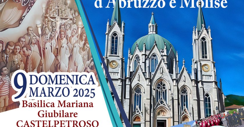 Domani il pellegrinaggio giubilare delle Confraternite d’Abruzzo e Molise al santuario mariano di Castelpetroso