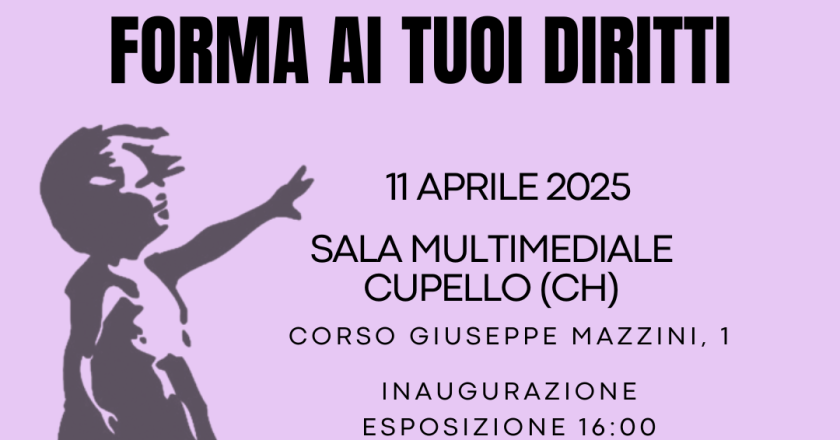 Domani a Cupello la rassegna “L’arte di dare forma ai tuoi diritti” dei Giovani Democratici e le Giovani Democratiche dell’area Vastese