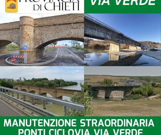 Ponti Via Verde, 660mila euro per la manutenzione straordinaria
