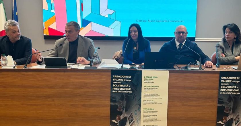 Al Palizzi il convegno “Creazione di valore di lungo periodo, solvibilità e prevenzione della crisi di impresa”