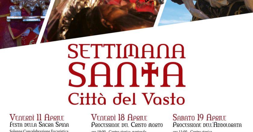 Vasto, ecco il programma della Settimana Santa