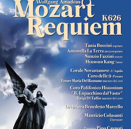 Vasto: martedì sera, 15 aprile, a Santa Maria Maggiore, il Requiem K. 626 di W.A. Mozart.