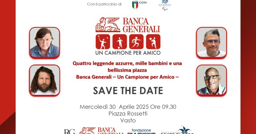 A Vasto una giornata di sport con Panatta, Castrogiovanni, Graziani e Lucchetta