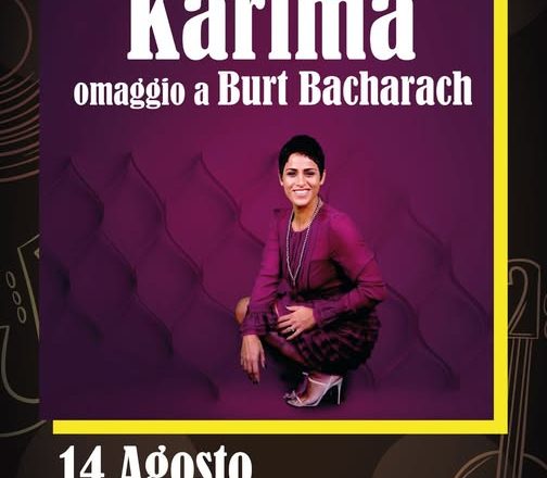 Karima Il 14 Agosto ai Giardini d’Avalos per il secondo appuntamento con “Vasto in Jazz”