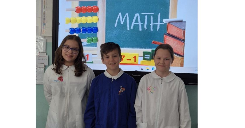 Tre piccoli campioni della Spataro volano a Milano per la finale dei Giochi Matematici Junior