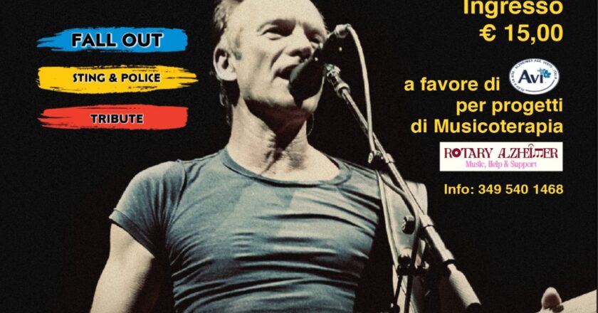 Vasto, il 15 luglio a Palazzo D’Avalos il concerto benefico tributo a Sting