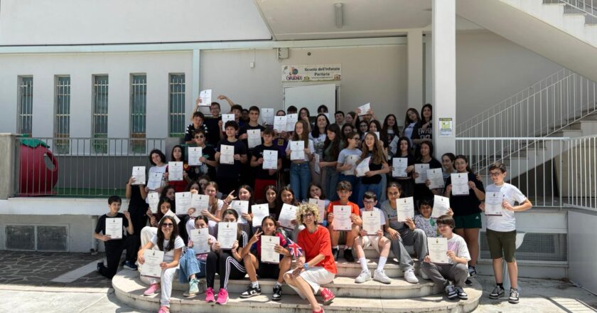 Consegnate all’Ic1 Vasto 217 certificazioni linguistiche