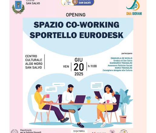 A San Salvo apre il Punto Locale Eurodesk di San Salvo e Spazio Co-Working