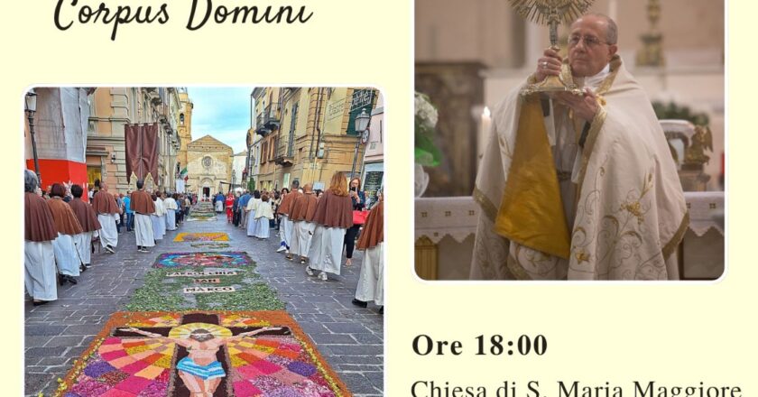 Tutto pronto per l’infiorata di Sabato 21 giugno a Vasto