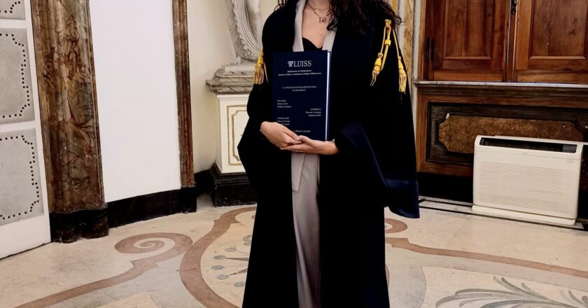 Vasto, la laurea di Eleonora Andreoni