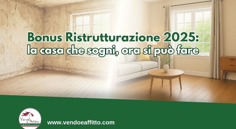 Presentato il Bonus Ristrutturazione 2025, un’occasione per chi vuole realizzare la casa dei propri sogni