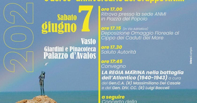 Vasto, il 7 giugno la Giornata della Marina Militare