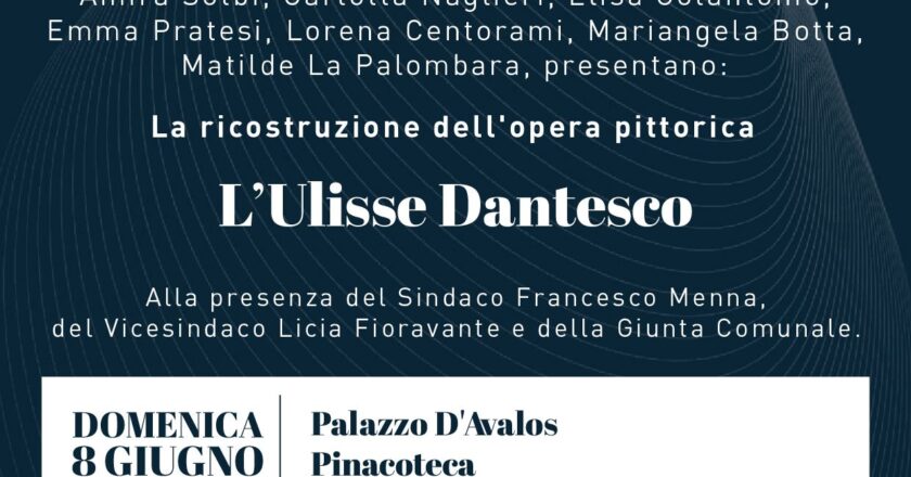 Presentazione della ricostruzione dell’opera artistica dell’Ulisse di Nicola D’Adamo