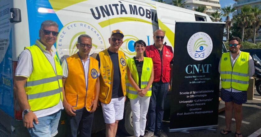 “La prevenzione non va in vacanza!”, grande successo per il service “Occhio alla vista” promosso dal Lions Club San Salvo