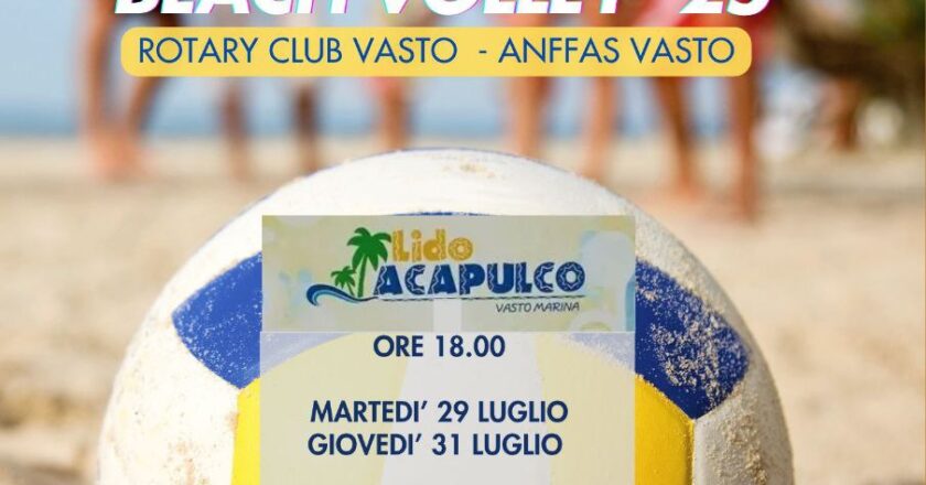 Vasto, al via il 2° Torneo di Beach Volley ‘25: lo sport come strumento di inclusione sociale