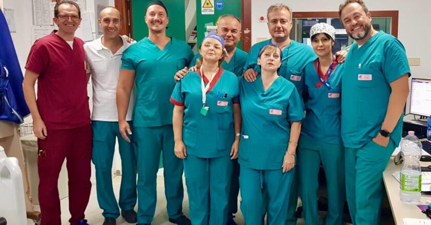 Pescara, angioplastica coronarica complessa in paziente ultraottantenne