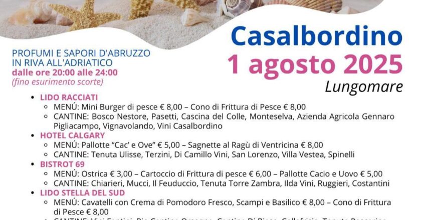 A Casalbordino Lido torna “Cerasuolo aMare”
