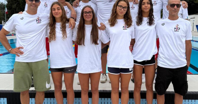 H2O Sport: un tricolore da protagonisti a Chianciano. Storico risultato per la società: tre staffette qualificate ai Campionati Italiani di Categoria