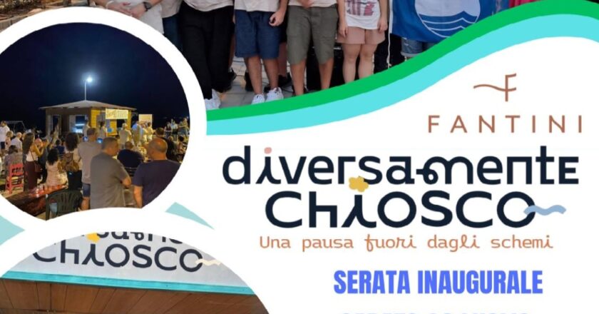 “Diversamente Chiosco”: sabato 26 luglio a Fossacesia la serata inaugurale in Piazza dei Pescatori