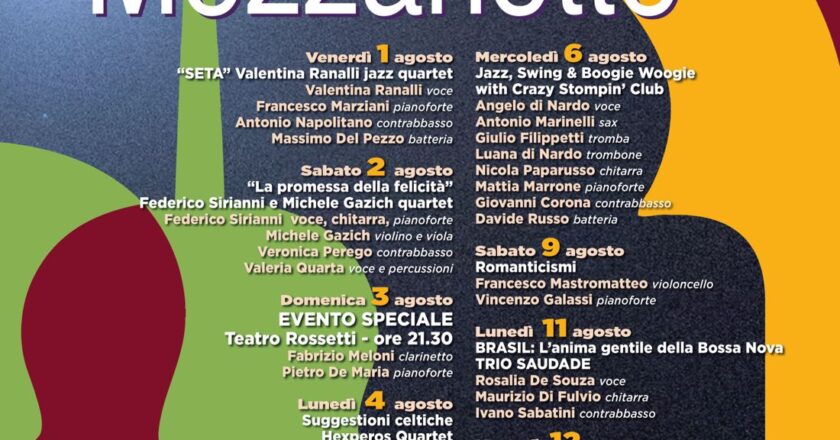 Al via la XVI edizione de “I Concerti di Mezzanotte” a Vasto