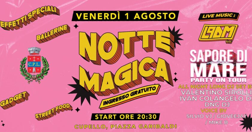 Cupello, stasera torna la “Notte Magica”